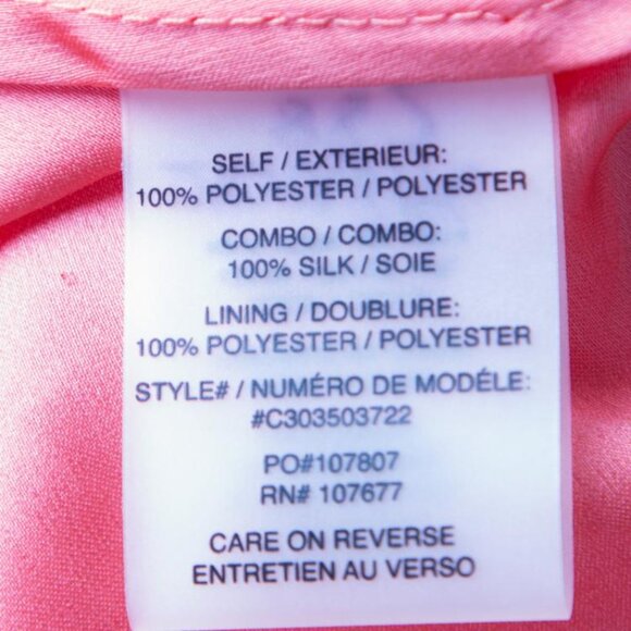 NWOT Alice & Olivia Odette Cross Back Salmon Lace Dress - Picture 7 of 8